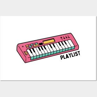 Musical keyboard Posters and Art